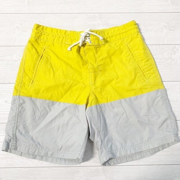 H&M Yellow Board Shorts Small - Picture 1 of 6